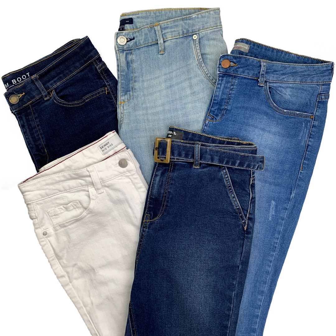 Cheap second hand jeans for shops